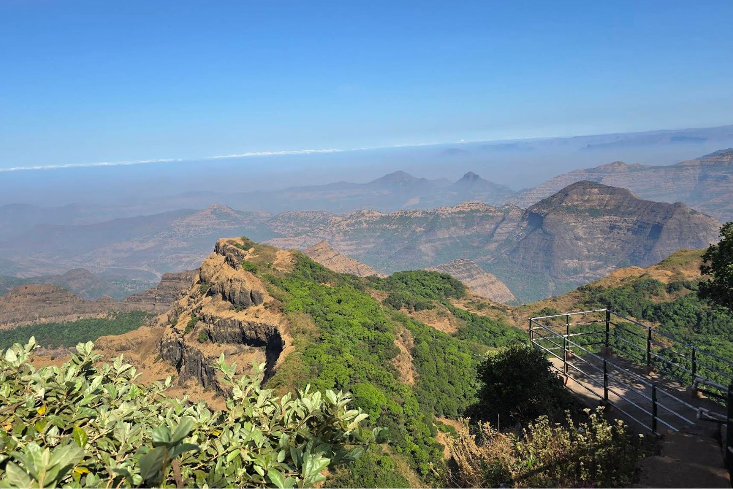 Arthur's Seat Point viewpoint Mahabaleshwar